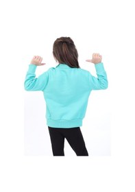 Resim Toontoy Kids Toontoy Kız Bebek Baskılı Sweatshirt Mint Yeşili 