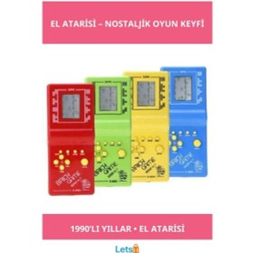 Resim Nostaljik Tetris El Atari Oyun Konsolu 1 Adet 