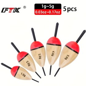 Resim FTK 5'li Şamandıra Seti 0.0353oz, 0.0705oz, 0.106oz, 0.141oz, 0.176oz Mantar Malzemesi Tatlı Su ve Tuzlu Su Ortamları İçin Uygun PVC Malzemeden Balıkçılık Şamandıraları Profesyonel Bas, Bataryasız, Balıkçılık Şamandıraları, balık av malzemeleri, stoper balıkçılık, şamandıra çeşitleri, sazan avı malzemeleri, şamandira, balıkçılık ekipmanları 