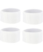 Resim Xin Yue Zhang Ξ Ny Ue Zhang Çift Futbol Tekmelik Kalmak Sabit Bandaj Bant Tekmelik Düşmeyi Önler Ayarlanabilir Elastik Spor Bandaj, Beyaz (Yurt Dışından) 