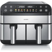 Resim Çift Bölgeli Airfryer,9 Litre – 2400 W,8 Program,görüntüleme Pencereli 