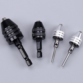 Resim Drilinizi Bu Hızlı Değiştirilebilir Anahtarsız Chuck Adaptörü ile Yükseltin - 1 Adet Üç Çene Elektrikli Öğütücü Matkap Chuck 