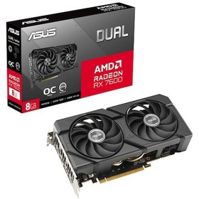 Resim Asus Radeon RX 7600 Dual Evo OC Edition 8 GB GDDR6 128 Bit Ekran Kartı 