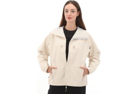 Resim Timberland TB0A5XRUEFL1 Timberland Caps Rıdge Mobı Flex Tech 3l Waterproof Kadın Yağmurluk-R&amp;uuml;zgarlık Krem 