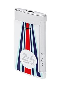 Resim S.t. Dupont Le Mans Slim 7 Çakmak 027788 Beyaz/mavi 