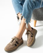 Resim Getcho Doak Kadın Hakiki Süet Deri Vizon Spor Ayakkabı 