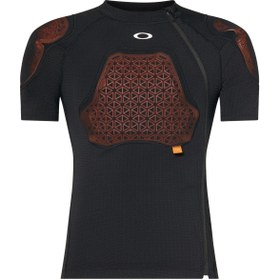 Resim Oakley Drop In D3o Full Impact Shirt Erkek Siyah Koruyucu Ekipman 