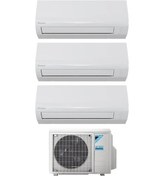 Resim Daikin Sensira 1 + 3 Sistem 5MXM90 9 + 9 + 12 BTU 9.0 Kw R32 Dış Ünite Multi Split Inverter Klima 
