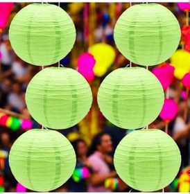 Resim Vıp Kalite 2 Adet Yeşil Çin Feneri Yeşil Japon Feneri Yeşil Kağıt Fener Yeşil Kır Düğünü Feneri 