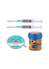 Resim Mechnic Solder Paste Krem Lehim 138 C Noclean Sn42bi58 42g Lehim Toplama Cp-3515 Emme Teli 3,5mm Set 