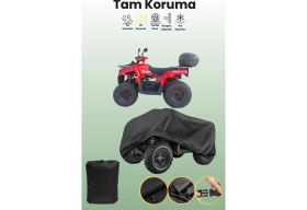 Resim Dokaca Siyah Arora Hummer 250 Atv Brandası, Atv Koruyucu Örtüsü 