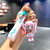 Resim OIMG Çizgi Film Animasyon Stitch Serisi Yumuşak Kauçuk Anahtarlık Bebek Çantası Kolye Anahtarlık Küçük Hediye (Yurt Dışından) 