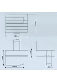 Resim Kendiliğinden Yapışkanlı Tuvalet Kağıdı Tutacağı Ve Yedek Raf - Siyah Modern Metal Tasarım Siyah 