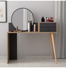 Resim M001 Nade Makyaj Masası Antrasit - Çırağan 