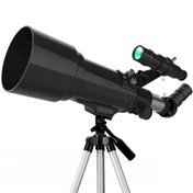 Resim 400x70mm Açıklıklı Refrakter Teleskoplar (15x-150x), Telefon Adaptörlü Reflex 