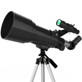 Resim 400x70mm Açıklıklı Refrakter Teleskoplar (15x-150x), Telefon Adaptörlü Reflex 