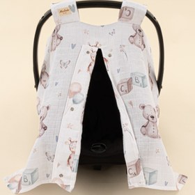 Resim Puset Örtüsü - Tek Taraflı - Sevimli Ayıcıklar 