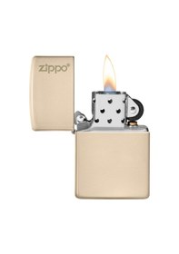 Resim Zippo Flat Sand Logo 49453zl 2-2 Çakmak 