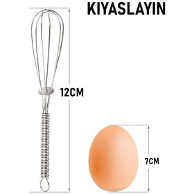 Resim Mini Çırpıcı Çelik 6 Adet Gümüş 