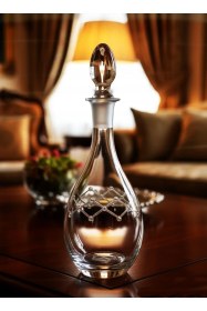 Resim İnci Köşeli Desen El Yapımı Kaliteli Taş Kulanılmıştır Paşabahçe Karaf 1200 Cc 