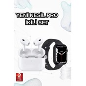 Resim 2025 Model Akıllı Saat ve Yeni Nesil Pro Bluetooth Kulaklık Tws Yüksek Ses Kaliteli 