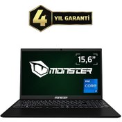 Resim Monster Huma H5 V4.2.1 Black i7-1255U 16 GB 1 TB SSD 15.6" W11H FHD Dizüstü Bilgisayar 