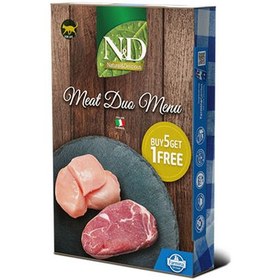 Resim ND Meat Duo Menu Kuzu ve Tavuk Etli Kedi Konservesi 70 Gr - 6 Al 5 Öde 