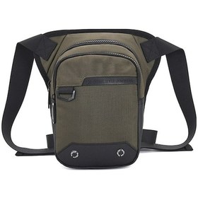 Resim Motosiklet Bacak Çantası, Oxford Kumaş, Su Geçirmez, Dış Mekan Sırt Çantası, Bisiklet Sürüşü İçin, Yeşil Yeşil Yeşil 