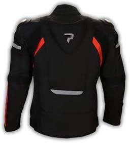 Resim YYK Prohel Colombia Hörgüçlü Motosiklet Montu – Kırmızı Renkli, 4 Mevsim Kullanıma Uygun, CE Sertifikalı Güçlendirilmiş Sport Motosiklet Montu, Yüksek Güvenlik ve Konfor 