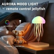 Resim Denizanası Şeklinde Akıllı Yedi Renkli Atmosfer Lambası | Uzaktan Kumandalı Kontrol | Dokunarak Işık Açma/Kapama | Biyonik Tentakül Dinamik Tasarım | Type-C Hızlı Şarj Arayüzü | Noel ve Cadılar Bayramı Dekoratif Aydınlatma 