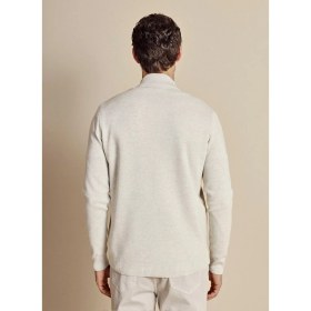 Resim Brooks Brothers Gri Erkek Bato Yaka Standart Fit Hırka BBFW25MKS005 
