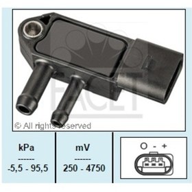 Resim Vw Egzoz Basınç Sensörü 076906051A 03G906051A 2E0131552F Facet 