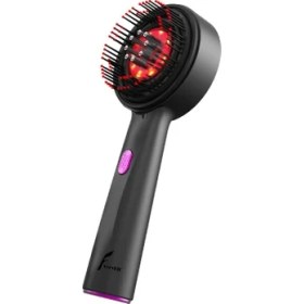 Resim Hairglow Şarjlı Saç Bakım ve Masaj Tarağı - Bakım Yağı Hazneli 