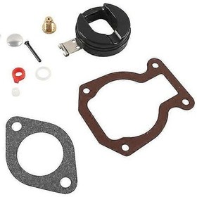 Resim Carburetor Carb Kit With Float For 9.9 Hp 1974-1988 398453 398452 Outboard Motor . 