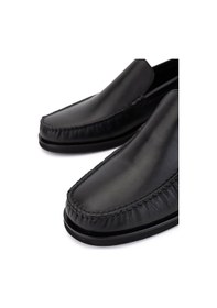 Resim Tamer Tanca Erkek Hakiki Deri Siyah Analin Loafer Ayakkabı 1008 3539 Erk Ayk Sk25-26 Sıyah Anl Siyah 