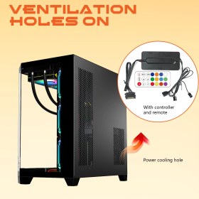 Resim Gameagle Edge-7 Argb FANLI-360MM Sıvı Soğutma-Modüler 850W 80 Plus Bronze Psu-Siyah Akvaryum Kasa 