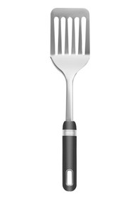 Resim Karaca Mastermaid Oluklu Spatula Siyah 