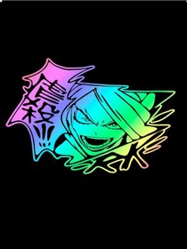 Resim Rezhemkleım Holografik Çıkartma Anime Miruko 304858390 