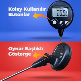 Resim Sevgift Tfa 30.1021 Oynar Başlıklı Uzun Problu Termometre 