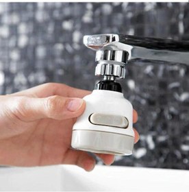 Resim Tasarruflu Oynar Başlık Tazyikli Eviye Musluk Spiral Batarya Ucu 