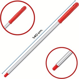 Resim Mulpex Premium Alüminyum Eloksallı Sap, Vidalı 140 cm Kırmızı 