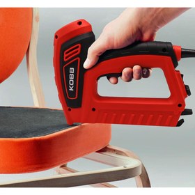 Resim KOBB KBZ200 8-16mm Zımba ve 15-16mm Profesyonel Çivi Çakma Makinesi + 3000 adet Yedek Zımba ve Çivi 