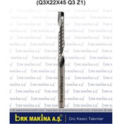 Resim BRK MAKİNA PLEKSİGLAS KARBÜR FREZE POZİTİF (3MM) 