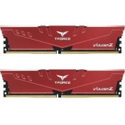 Resim Team 32GB (2x 16GB) Ddr4 3200MHZ CL16 Dual Kıt Pc Ram T-Force Vulcan Z Red TLZRD432G3200HC16FDC01 