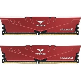 Resim Team 32GB (2x 16GB) Ddr4 3200MHZ CL16 Dual Kıt Pc Ram T-Force Vulcan Z Red TLZRD432G3200HC16FDC01 