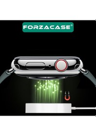 Resim Forzacase Apple Uyumlu Watch 8 41mm Ve 45mm İle Usb Manyetik Şarj Kablosu 1 Metre - Fc017 Beyaz 