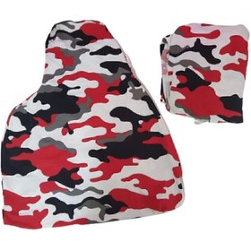 Resim Universal Kamuflaj Desenli Penye Servis Kılıfı 