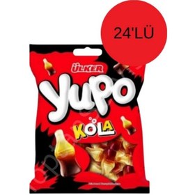 Resim Ülker Yupo Jelibon Kola Aromalı Yumuşak Şekerleme 80 Gr 24 Adet 
