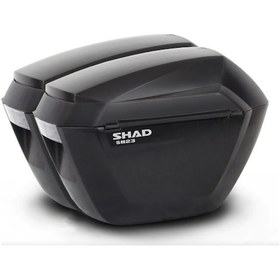 Resim Shad Motosiklet Çanta - Topcase - Sh23 Yan Çanta Seti Siyah 23lt Standart 