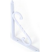 Resim 2 Adet Ferforje Raf Altı Ayağı 15x23 Cm Metalik 